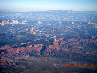 23 8sr. aerial - orange (vermillion) and white cliffs
