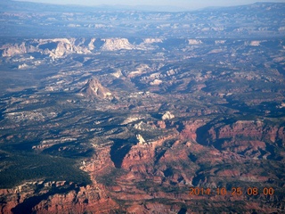 25 8sr. aerial - orange (vermillion) and white cliffs