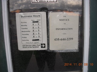 25 8t1. Kanab Airport (KNB) sign