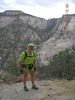 70 8t1. Zion National Park - Observation Point hike - Adam
