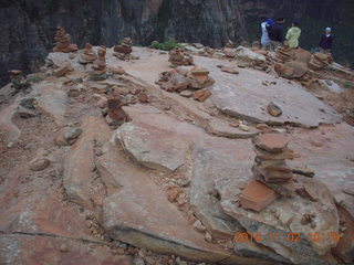 66 8t2. Zion National Park Angels Landing hike - cairn farm