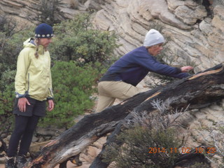 73 8t2. Zion National Park Angels Landing hike - family at the top