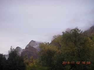 192 8t2. Zion National Park - view from Springdale