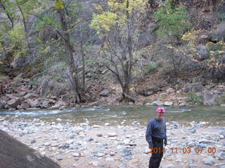 16 8t3. Zion National Park - dawn Riverwalk - Adam