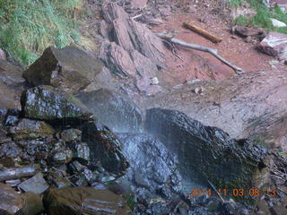 67 8t3. Zion National Park - Emerald Ponds hike - waterfall
