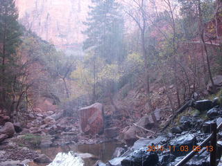 68 8t3. Zion National Park - Emerald Ponds hike - waterfall