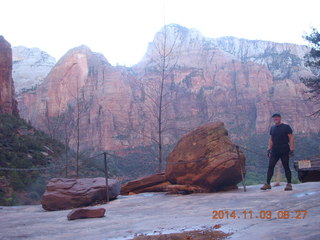 73 8t3. Zion National Park - Emerald Ponds hike - Adam