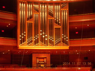 Philadelphia Orchestra stage with organ