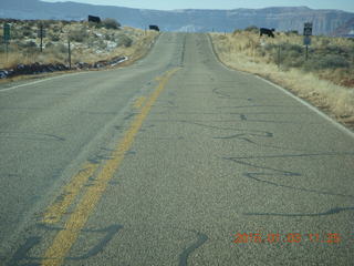 84 8v3. driving from Fisher Towers hike back to Moab