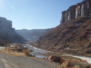 99 8v3. driving from Fisher Towers hike back to Moab - Colorado River