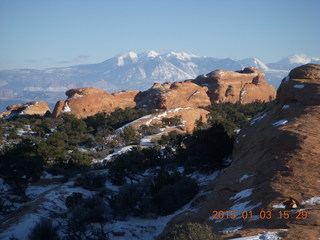 134 8v3. Arches National Park - Devils Garden hike - Lasal Mountains