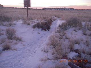 Canyonlands National Park - Lathrop trail hike - trailhead