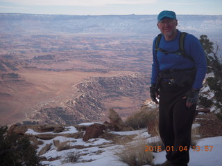 91 8v4. Canyonlands National Park - Lathrop trail hike - Adam (tripod and timer)