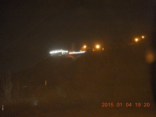 162 8v4. Charlie Steen's trophy house (at night)