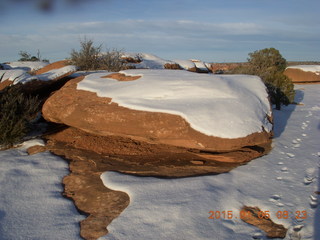 20 8v5. Dead Horse Point State Park hike - rocks like biscuits with icing