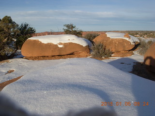 21 8v5. Dead Horse Point State Park hike - rocks like biscuits with icing