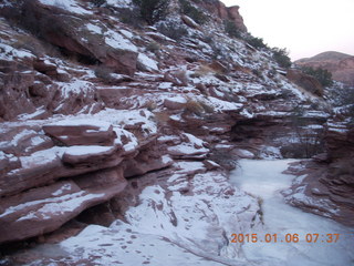 13 8v6. Porcupine Rim mountain-biking trail hike