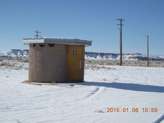 156 8v6. Hanksville Airport comfort station