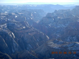 208 8v6. aerial - Zion National Park