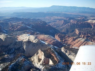 219 8v6. aerial - Zion National Park