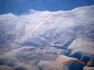 14 8v7. aerial - flight SGU to DVT - Grand Gulch airstrip