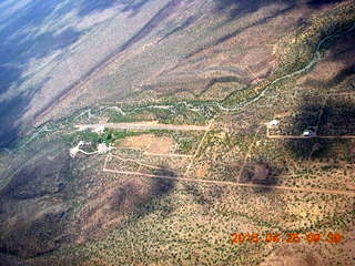 Bouquet Ranch airstrip view - N8377W