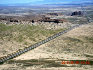 35 8zu. aerial - Shiprock