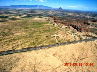 37 8zu. aerial - Shiprock