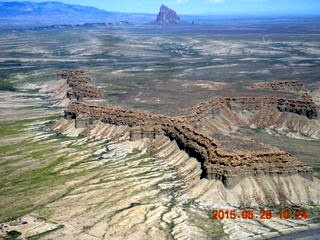 38 8zu. aerial - Shiprock
