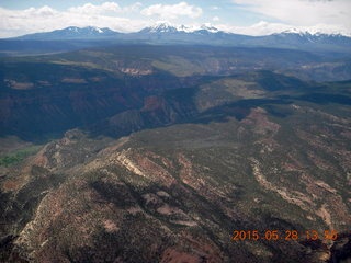 87 8zu. aerial - Gateway Canyon area