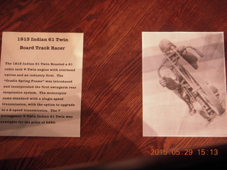 208 8zv. Gateway car museum - Indian motorcycle sign