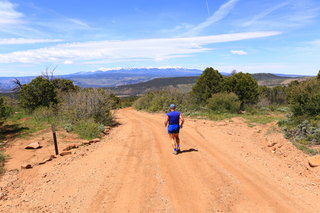 148 8zw. drive to Calamity Mine - very tough side road - Adam running (back)