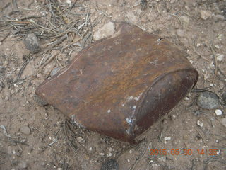 275 8zw. Calamity Mine camp site - old can