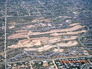 145 8zx. aerial - new housing development near Cave Creek