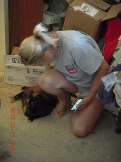 147 8zx. Debbie of Animal Planners and my cat Maria