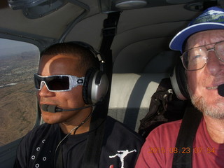 Jerome G and Adam flying in N8377W