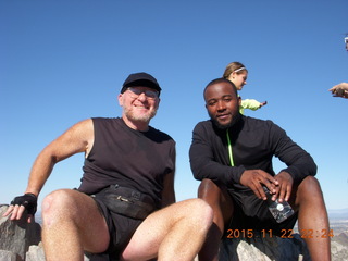 NH2T Squaw Peak hike - Adam and Xavier