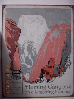 44 972. Springdale, Utah - Wildcat Willies - Flaming Canyons on a Lingering Frontier ad