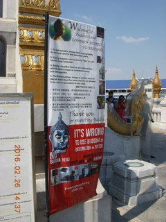 100 98s. Bangkok big-Buddha temple
