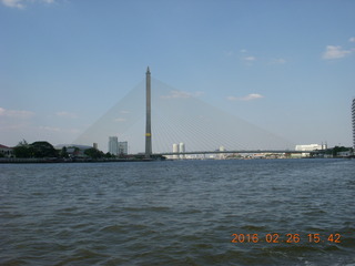 155 98s. Bangkok  - boat ride - bridge