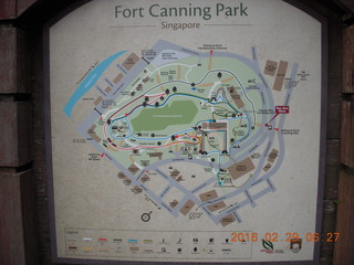 8 98v. Singapore Fort Canning run - map