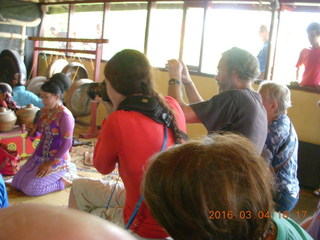 258 994. Indonesia - music and puppet show - people taking pictures
