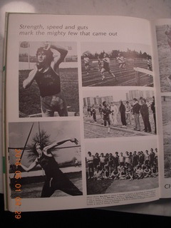 El Delator CHS yearbook 1974 - spring track team