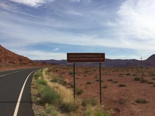 Doreen pic - landing at Marble Canyon (L41)