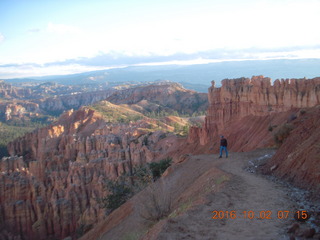Bryce Canyon - Fairyland hike - Adam sitting