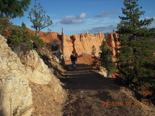 Bryce Canyon - Fairyland hike - Adam sitting