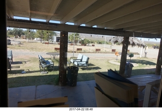 Alamo Lake restaurant window view