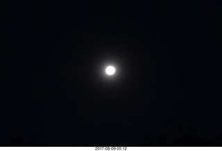 full moon, reduced exposure