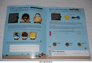 142 9sl. Junior Ranger Eclipse Explorer booklet