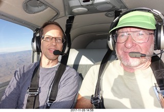 Kim and Adam flying in N8377W
